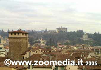 Firenze dai tetti - Forte Belvedere visto da Palazzo Strozzi