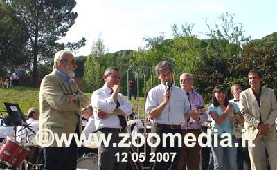 Il sindaco Leonardo Domenici inaugura il parco