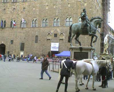 Orienteerig 2004 in Piazza Signoria
