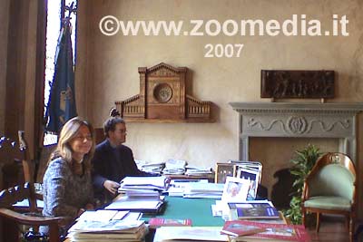 Conferenza stampa nello studio del Presidente dell'Opera del Duomo