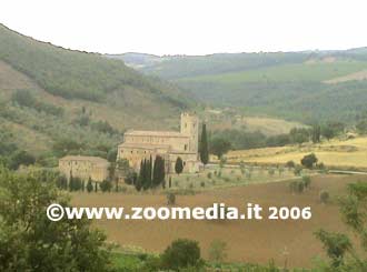 Sant' Antimo, abbazia e paesaggio
