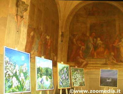 I quadri  di Grazia Tomberli  e gli affreschi del Chiostrino