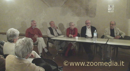 Protagonisti in conferenza stampa nel sottochiesa dell'Istituto Innocenti 